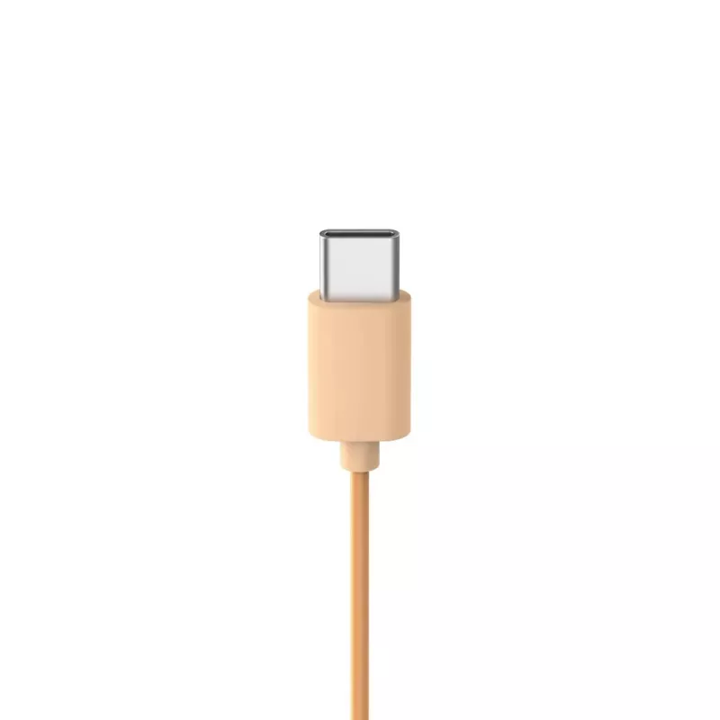 Hama Fun C kuulokkeet johdollinen pääpanta puhelut/musiikki USB Type-C oranssi