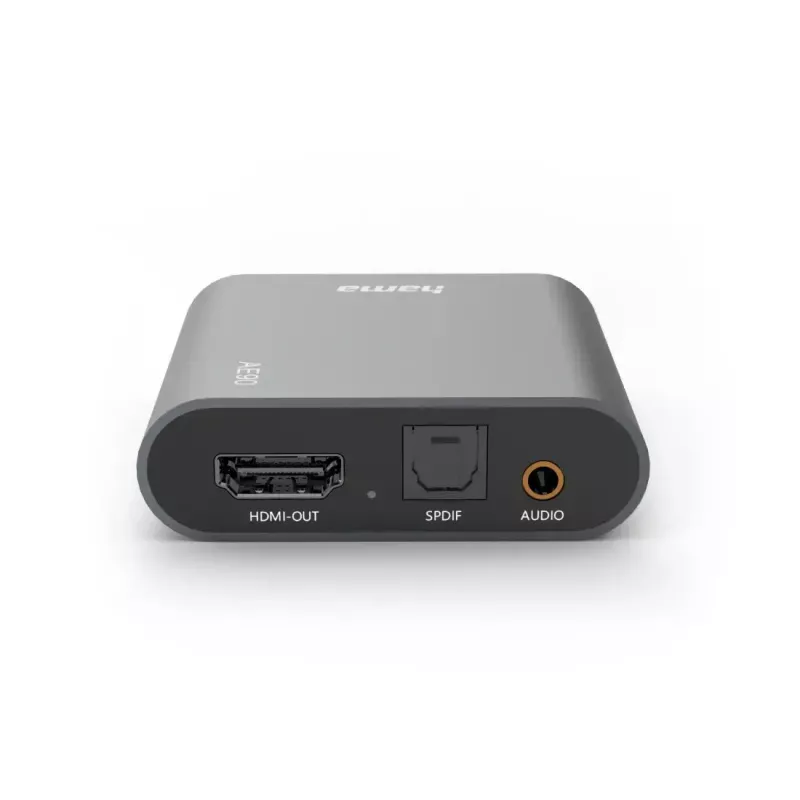 Äänenjakaja Hama 00205100 hopea HDMI 3,5 mm