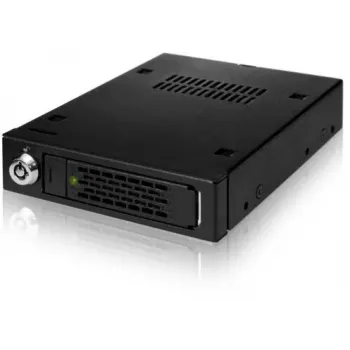 ICY BOX kiintolevyn vaihtokehys MB991IK-B, 6,40 cm (2.5), SAS - SATA, High Quality, musta alumiininen vaihtokehys 6,40 cm (2.5) kiintolevyille S