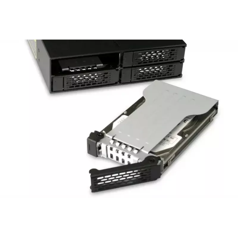 Asemakelkka Icy Dock MB991TRAY-B musta hopea