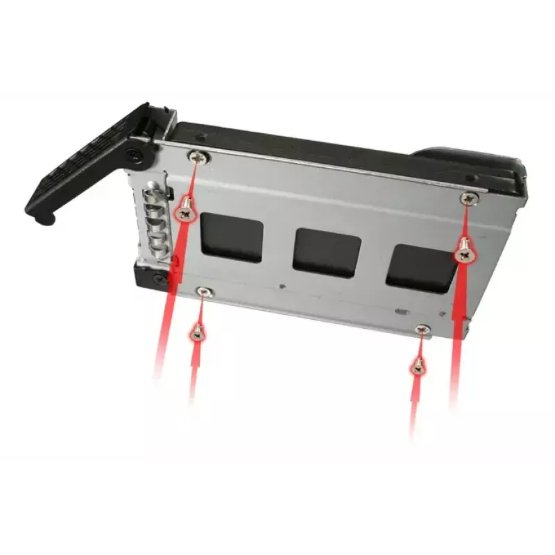 Asemakelkka Icy Dock MB991TRAY-B musta hopea