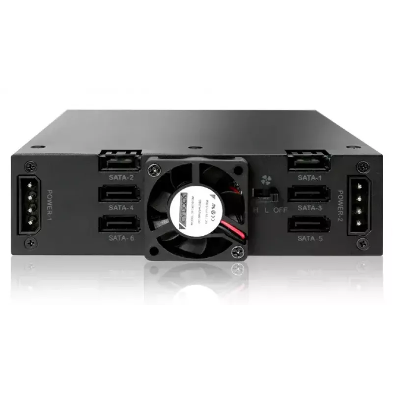 Levyjärjestelmä Icy Dock MB996SP-6SB musta