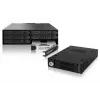 Asemapaikan peitelevy Icy Dock MB992TRAY-B musta hopea