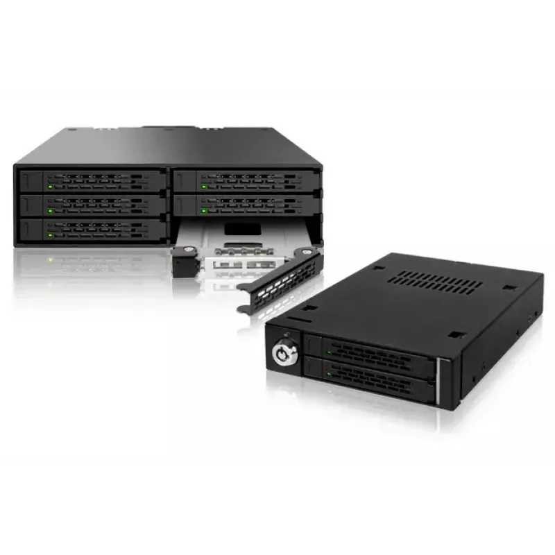 Asemapaikan peitelevy Icy Dock MB992TRAY-B musta hopea