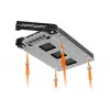 Asemapaikan peitelevy Icy Dock MB992TRAY-B musta hopea