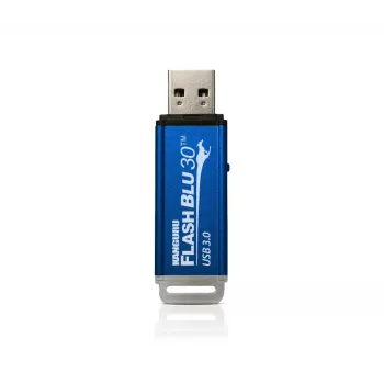 Kanguru FlashBlu30 SuperSpeed USB3.0 64 GB | turvallinen USB-muistitikku | fyysinen kirjoitussuojakytkin | Windows ”ReadyBoost” -yhteensopiva