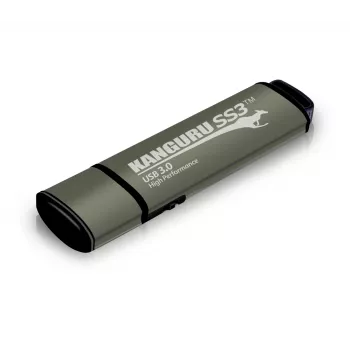 Kanguru SS3™ SuperSpeed USB3.0 64GB | turvallinen USB-muistitikku | fyysinen kirjoitussuojakytkin | Windows ”Ready Boost” -yhteensopiva | helppo asennus ilman ajureita | Plug and Play