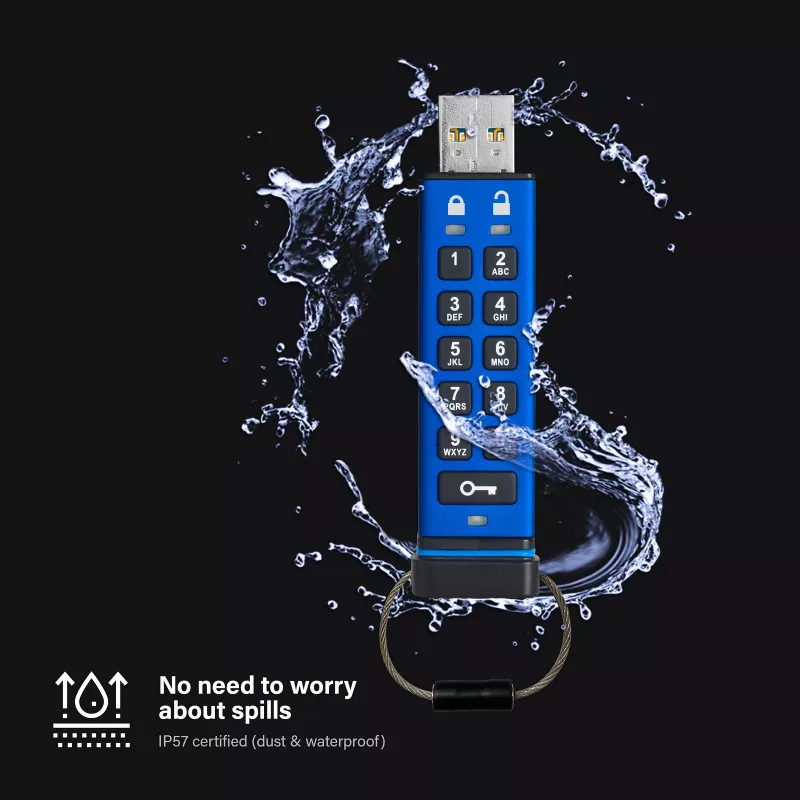 USB-muistitikku iStorage 16GB USB Type-A IS-FL-DA3-256-16
