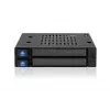 ICY DOCK flexiDOCK MB522SP-B - kiintolevykotelo - 2.5 (6,4 cm) - musta (MB522SP-B)