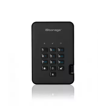 HDD iStorage 2 TB USB 3.2 diskAshur2 musta IS-DA2-256-2000-B