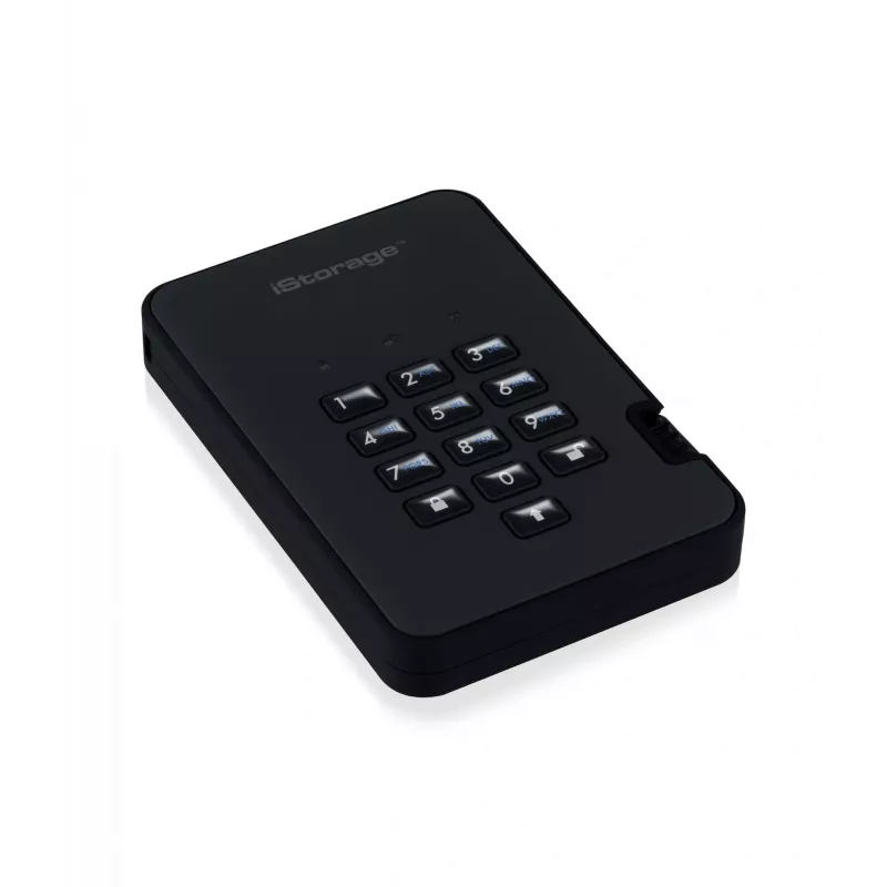 HDD iStorage 2 TB USB 3.2 diskAshur2 musta IS-DA2-256-2000-B