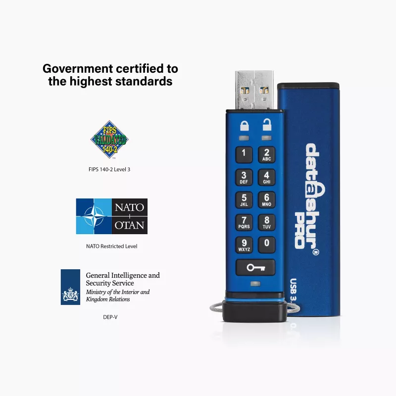 USB-muistitikku iStorage 4GB USB Type-A IS-FL-DA3-256-4