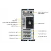 Tietokonekotelo Supermicro SuperWorkstation 7049A-T rack 4U musta