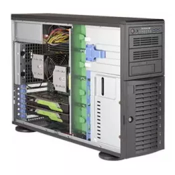 Tietokonekotelo Supermicro SuperWorkstation 7049A-T rack 4U musta