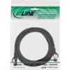 InLine verkkokaapeli, Cat.6A, S/FTP, TPE joustava, musta, 1m