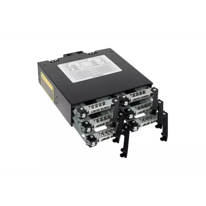 Asemapaikan peitelevy Icy Dock MB996SK-6SB