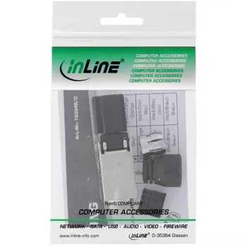 InLine RJ45-liitin Kat.8.1 2000MHz, kenttäasennettava, suojattu, ruuvikannella