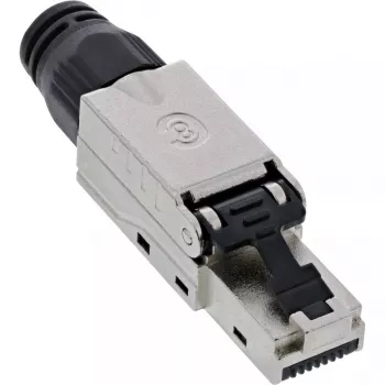 InLine RJ45-liitin Kat.8.1 2000MHz, kenttäasennettava, suojattu, ruuvikannella