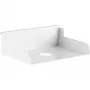 InLine reikälevyhylly pieni valkoinen 180 mm x 120 mm x 55 mm