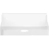 InLine 23182A Slatwall-hylly, pieni, teräs, 180 x 120 x 55 mm, 3 kg kuormitus, valkoinen