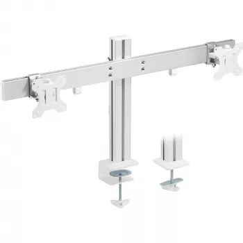 InLine alumiininen näyttöpöytäteline 2 näytölle enintään 32 inch asti, 8 kg