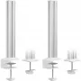 Pilari InLine 23181B alumiini valkoinen 43 mm korkeus 2 kpl:n sarja