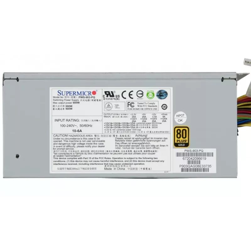 Virtalähde Supermicro PWS-903-PQ 900 W