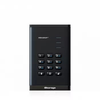HDD iStorage 1TB USB 3.2 Gen 1 diskAshur3 musta