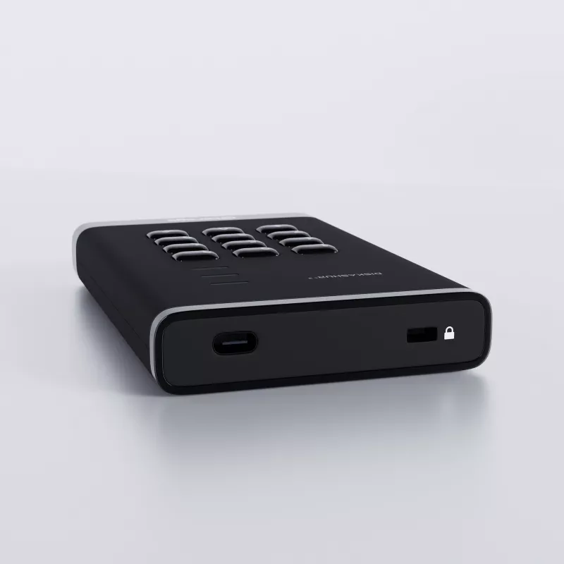 HDD iStorage 1TB USB 3.2 Gen 1 diskAshur3 musta