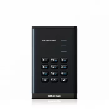 SSD-kiintolevy iStorage 4 TB 2,5 tuuman USB Type-A USB Type-C IS-DAP3-256-SSD-4000-F