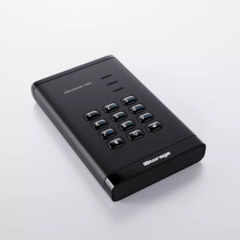 SSD-kiintolevy iStorage 4 TB 2,5 tuuman USB Type-A USB Type-C IS-DAP3-256-SSD-4000-F