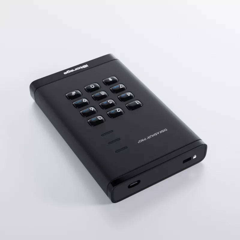 SSD-kiintolevy iStorage 4 TB 2,5 tuuman USB Type-A USB Type-C IS-DAP3-256-SSD-4000-F