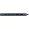 InLine 8-in-1 USB-C-monikeskitin, HDMI, DP, USB 3.2, PD 3.0 100W, MST