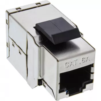 InLine RJ45 Keystone -moduuli naaras-naaras SNAP-In Cat.6A STP
