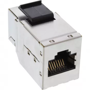 InLine RJ45 Keystone -moduuli naaras-naaras SNAP-In Cat.6A STP
