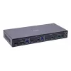 InLine 57885G KVM-kytkin, 2-tie, HDMI & DP, kaksi näyttöä, 4K60Hz, USB-hubi, musta
