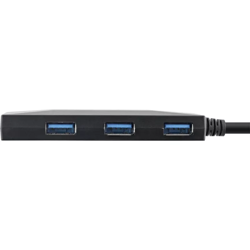InLine USB 3.2 Gen.1 -keskitin, USB-C - 2 porttia USB-C ja 3 porttia USB-A, ilman virtalähdettä