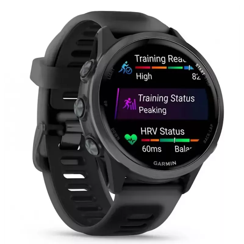 Älykello GARMIN Forerunner 570 42 mm AMOLED 1.2 inch 390×390 kosketusnäyttö Wi‑Fi GPS musta