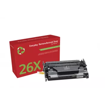 Everyday™ mono uudelleenvalmistettu Xerox-värikasetti, yhteensopiva HP 26X (CF226X) kanssa, suuri kapasiteetti