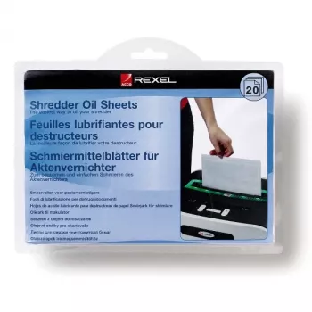 Rexel silppurin öljyarkit (20 kpl pakkaus)