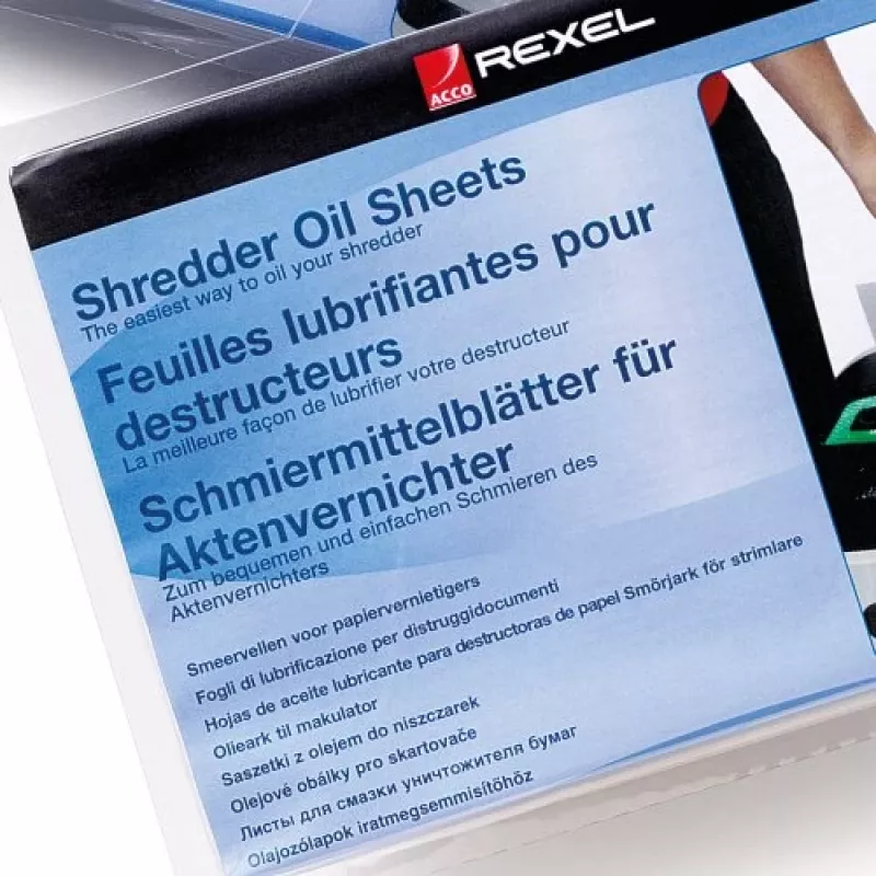 Rexel silppurin öljyarkit (20 kpl pakkaus)