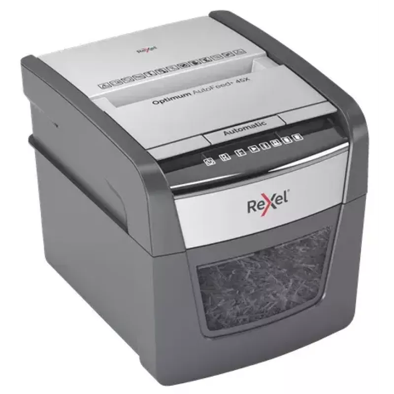 Rexel Optimum AutoFeed 45X automaattinen silppuri partikkelileikkaus P4