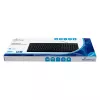 MediaRange MROS101 Office USB QWERTZ German musta näppäimistö