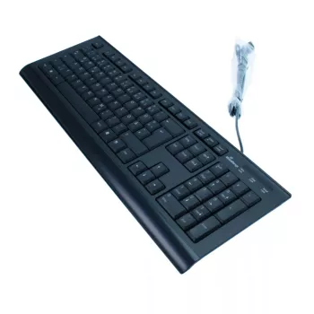 MediaRange MROS101 Office USB QWERTZ German musta näppäimistö