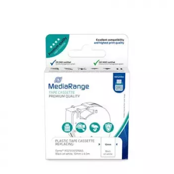 Muovi-mustekasetti MediaRange MRDY91221 Dymo 91221:lle