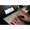 MediaRange MROS133 Office Bluetooth QWERTZ saksa sveitsiläinen hopea