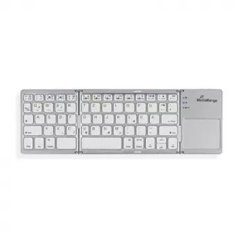 MediaRange MROS133 Office Bluetooth QWERTZ saksa sveitsiläinen hopea