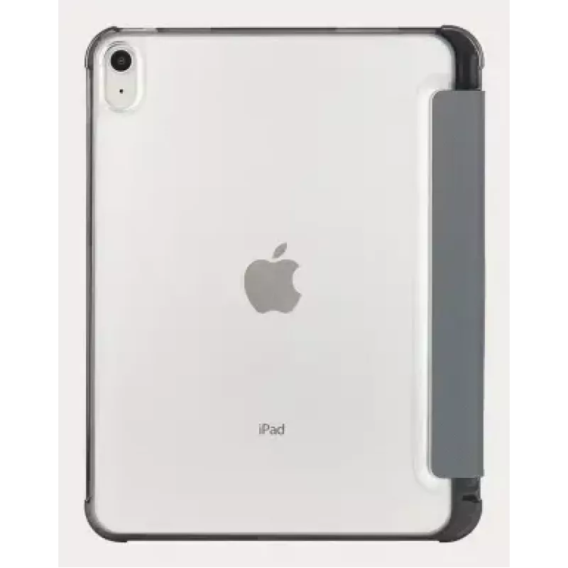 Folio-kotelo Tucano Satin iPad 10,9 tuumalle 2022 harmaa läpinäkyvä