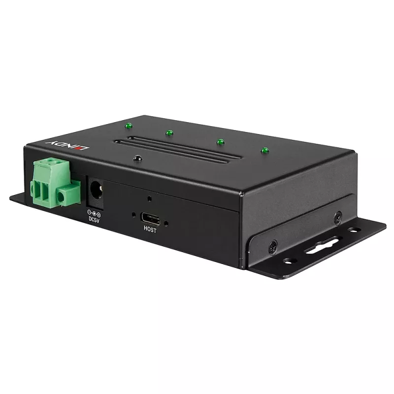 USB-keskitin Lindy 4 porttia USB 3.2 Gen 2 Type-C metallikeskitin