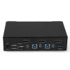 Lindy 2 porttia DisplayPort 1.4, USB 3.0 ja audio KVM-kytkin
